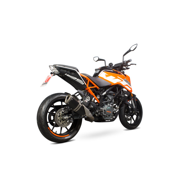 Scorpion Exhaust KTM Duke 125 2017 - 2020 Catalyst Removal Pipe Fits With O.E or Scorpion Serket Taper Silencer